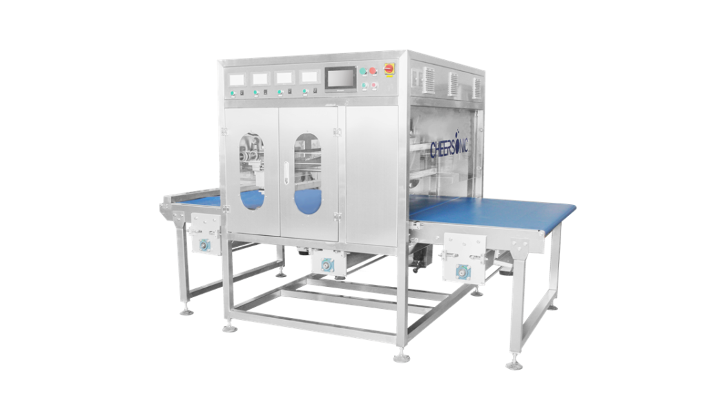 Ultrasonic Slicer For Fresh Dough In Bars For Biscuit Factory - Cheersonic