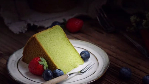 Green Tea Chiffon Cake