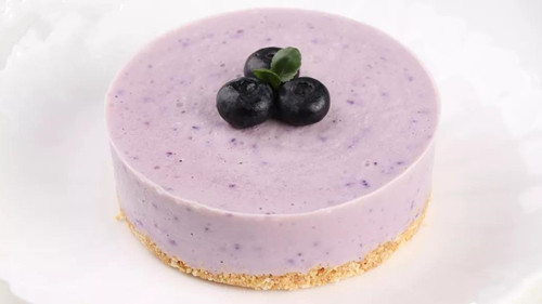 Blueberry Tofu Cake - How to Get the Perfect Cake Slice